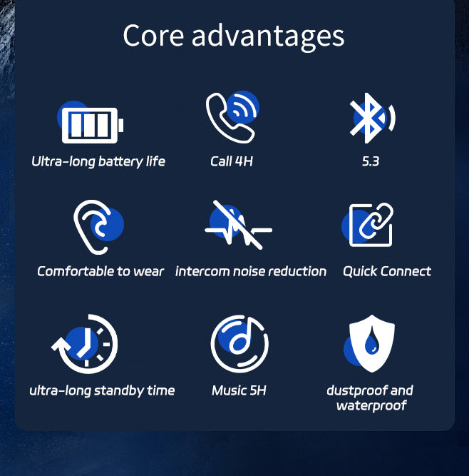 OEM JM13 True Wireless Noise Canceling Headphones Waterproof and Waterproof AI In-Ear Headphones