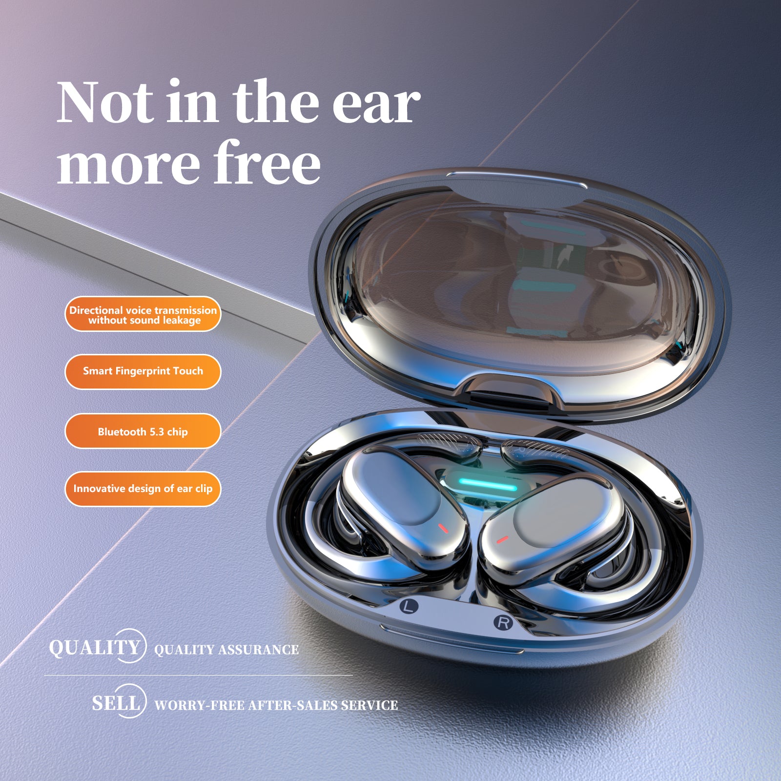 JM05 Bluetooth Headphones Real-Time Online Voice translator, Supports 114 Languages, LED Battery Indicator