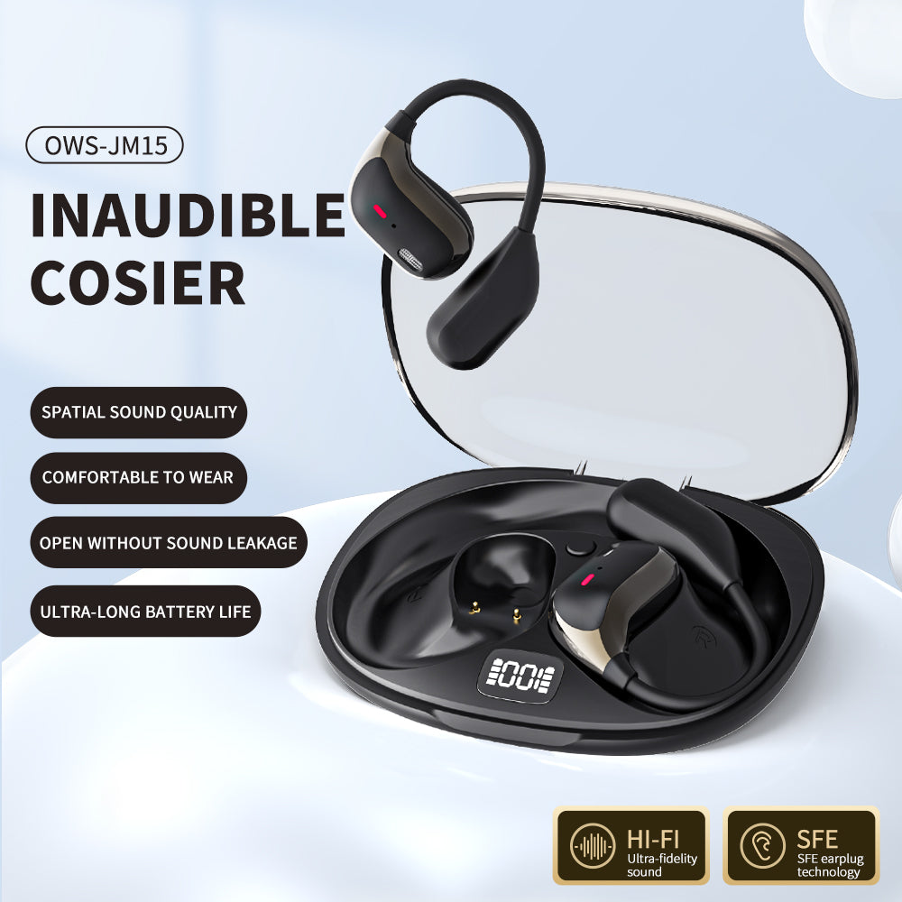 GX15  AI Translation Headphones Digital Display with Real-time Language Translation