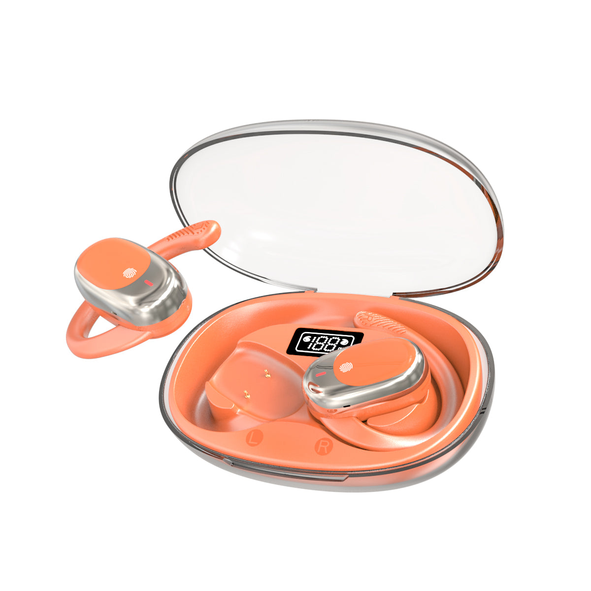 JM11 Bluetooth Headphones Sports Wireless Headphones with Comfortable Earbuds, LED Battery Indicator,