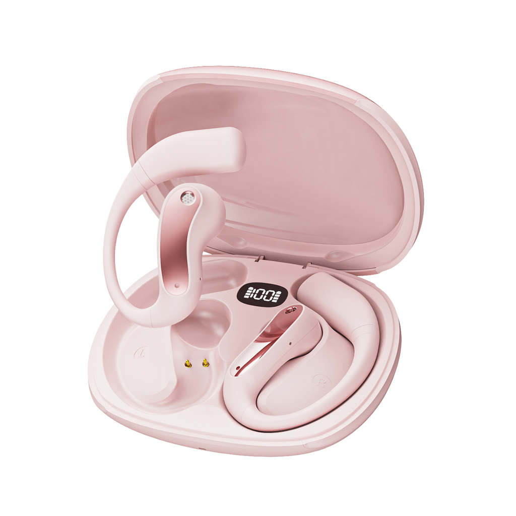 GX37 AI Translation Headphones LED Open Ear Sound Earphones