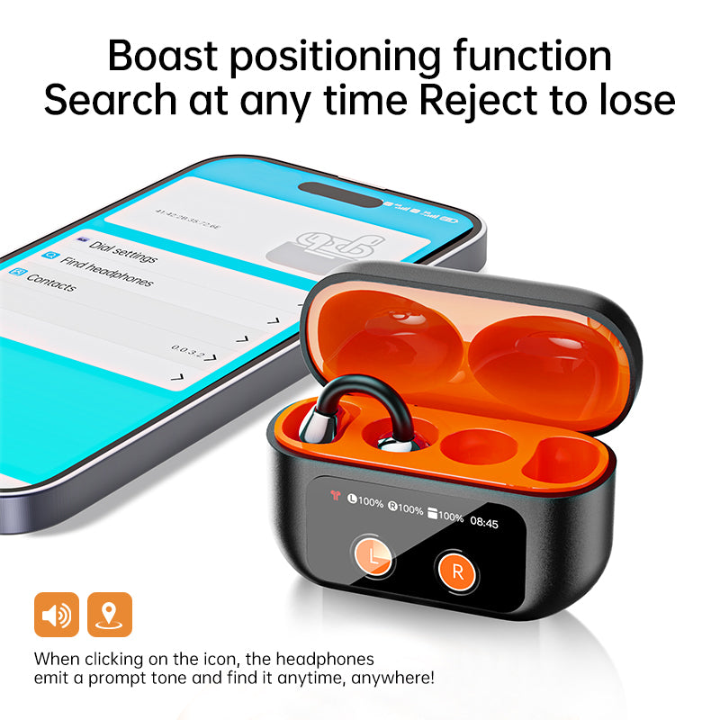 High Quality GX42 Bluetooth Headphones Airbuds Hifi Bass Stereo Wireless Earbuds with Touch Screen