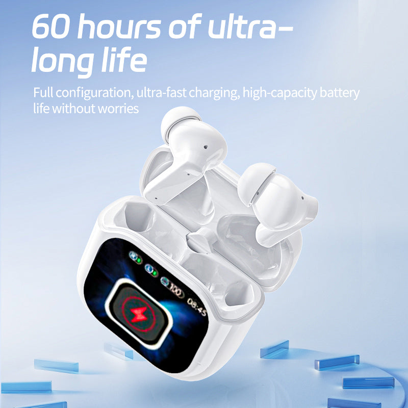 GX19 TWS Bluetooth Headphones with Touch Screen, Active Noise Cancellation,  AI Translator Function