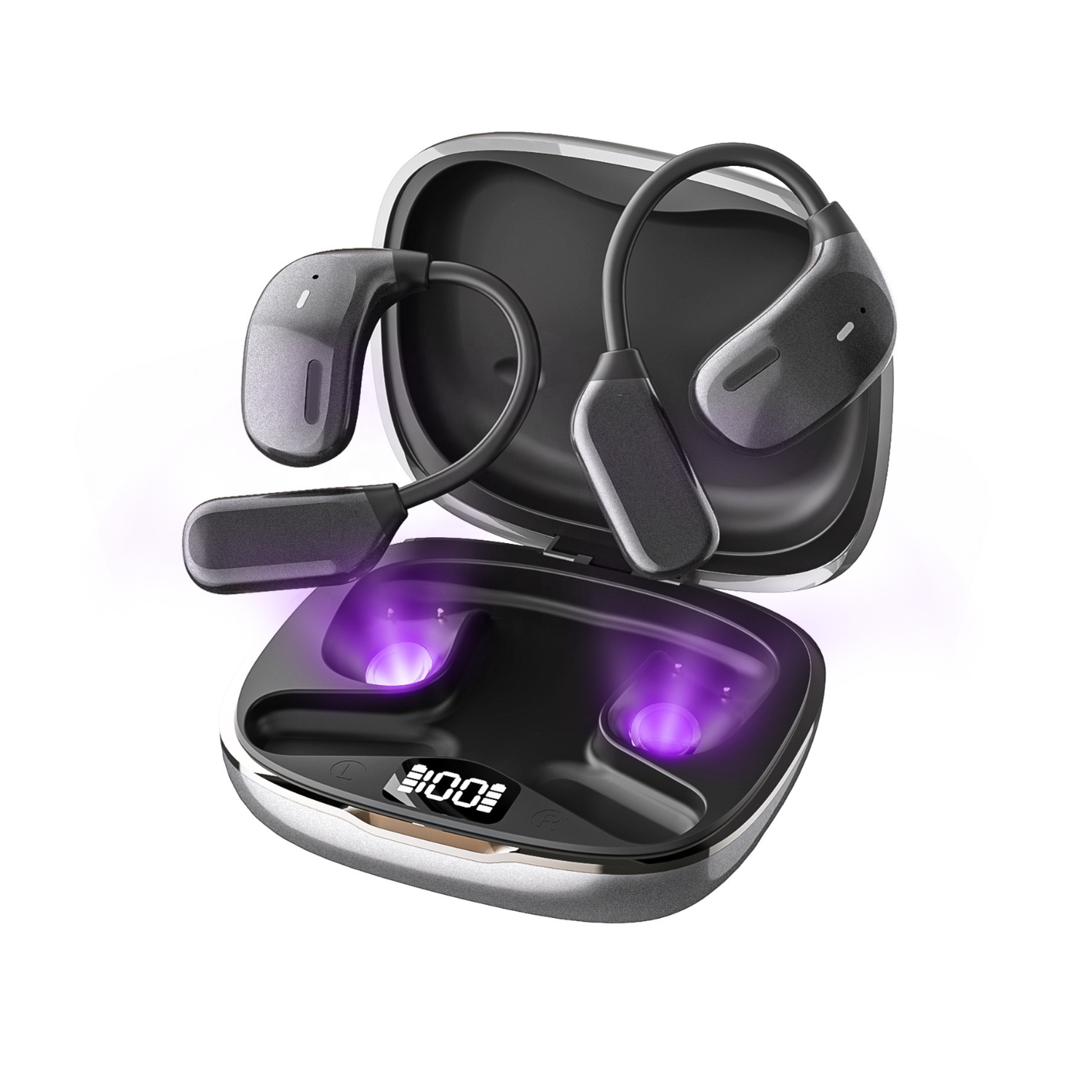 High Quality GX16 Bluetooth Headphones with 156 Languages, App Support and AI Assistant