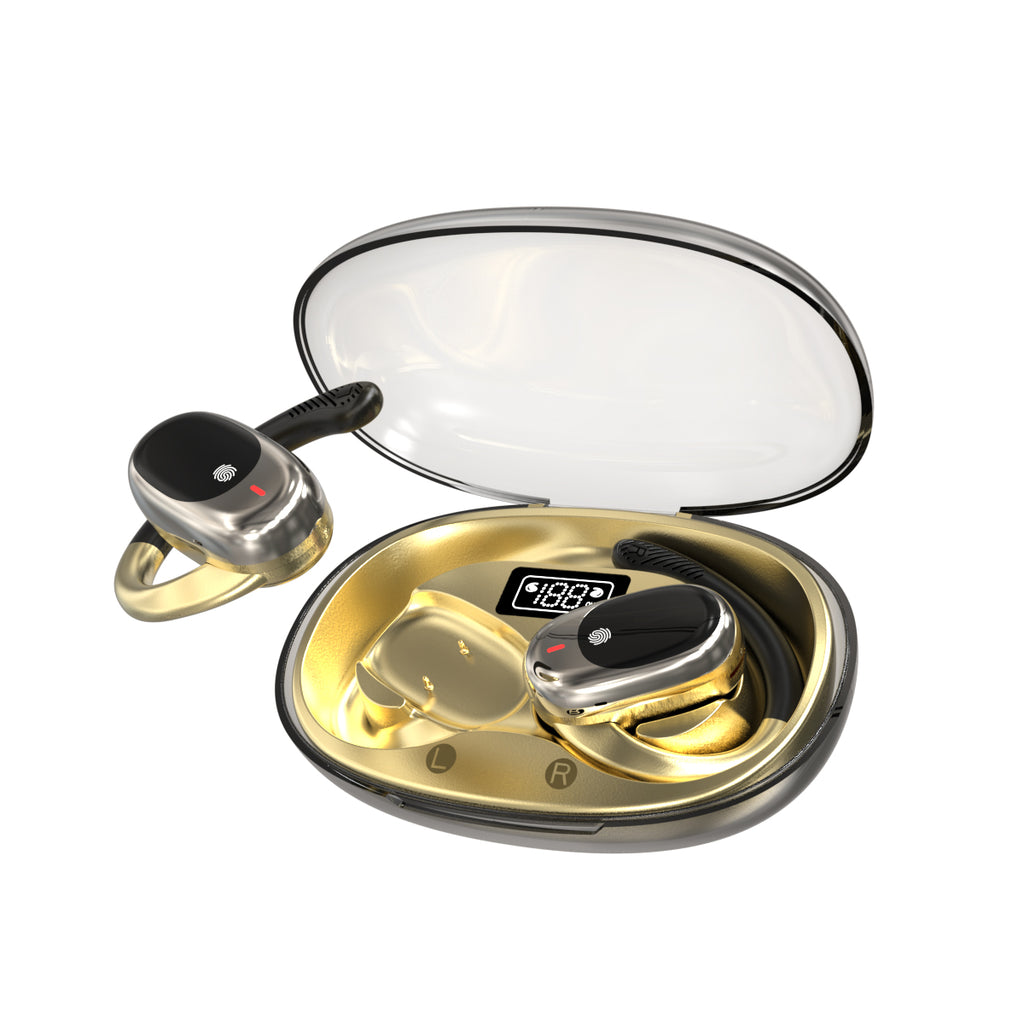 JM11 Bluetooth Headphones Sports Wireless Headphones with Comfortable Earbuds, LED Battery Indicator,