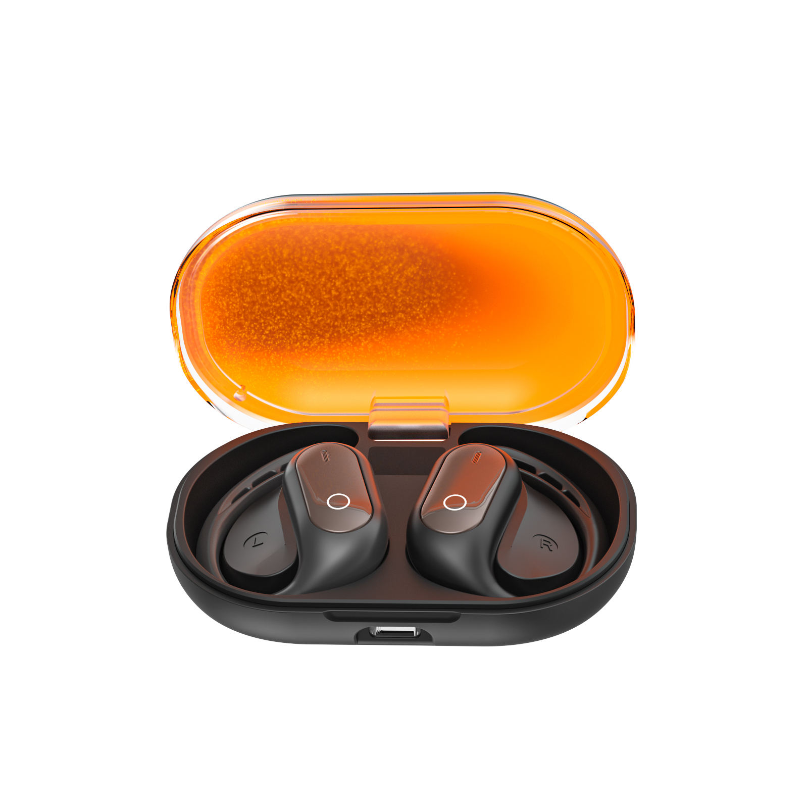 GX23 Pro AI Translation Headphones  Wireless V5.4 Earbuds True Open-back wearable stereo headphones