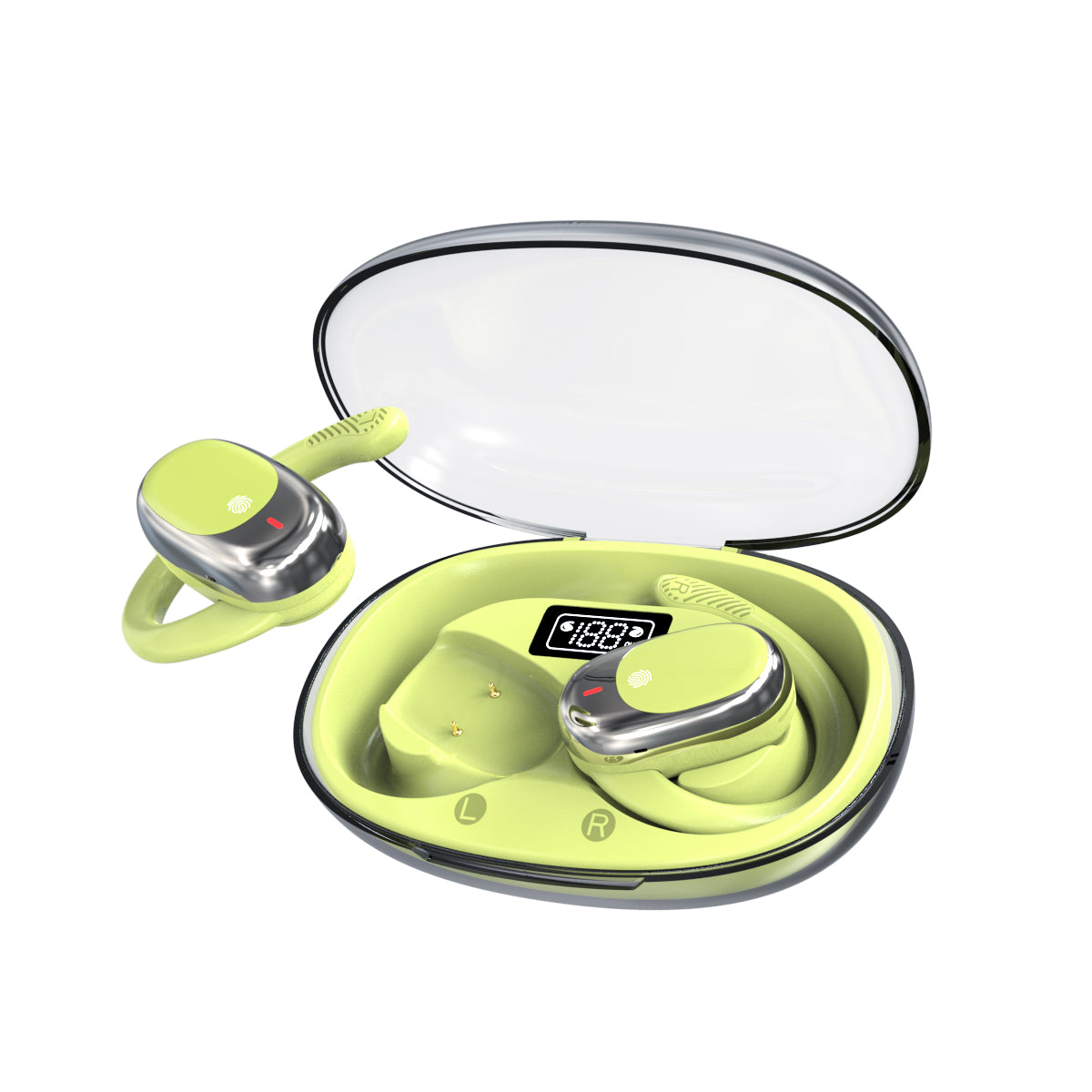 JM11 Bluetooth Headphones Sports Wireless Headphones with Comfortable Earbuds, LED Battery Indicator,