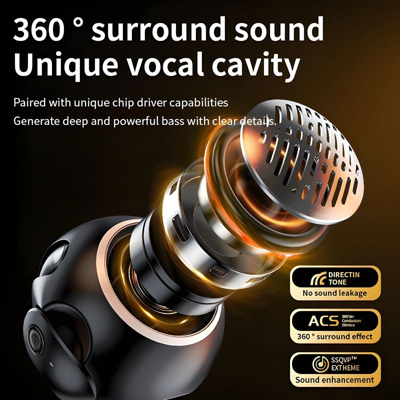 JM13PRO 2-in-1 True Wireless Speaker Bluetooth Headphones Heavy Bass Ambient Light