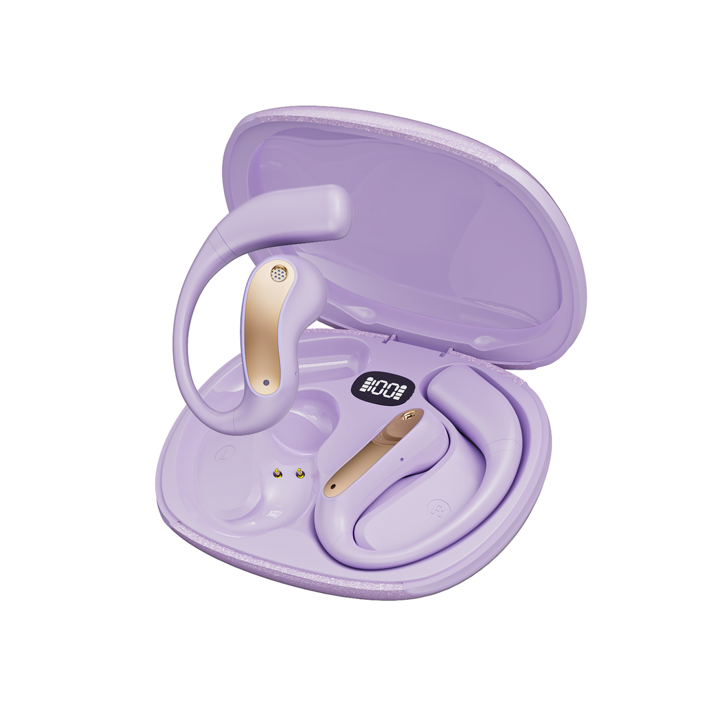 GX37 AI Translation Headphones Wireless sports headphones with digital LED display