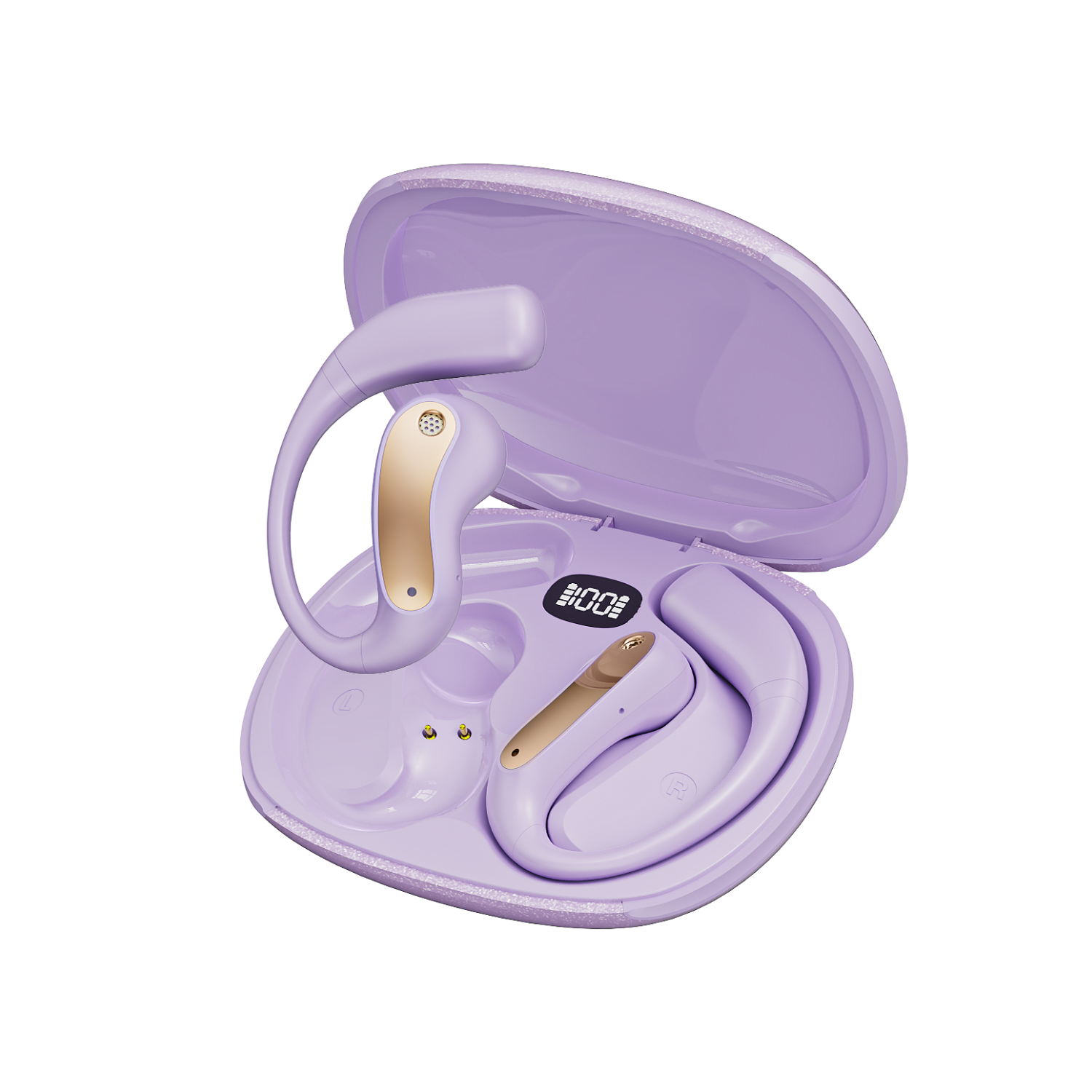 GX37 AI Translation Headphones Wireless sports headphones with digital LED display