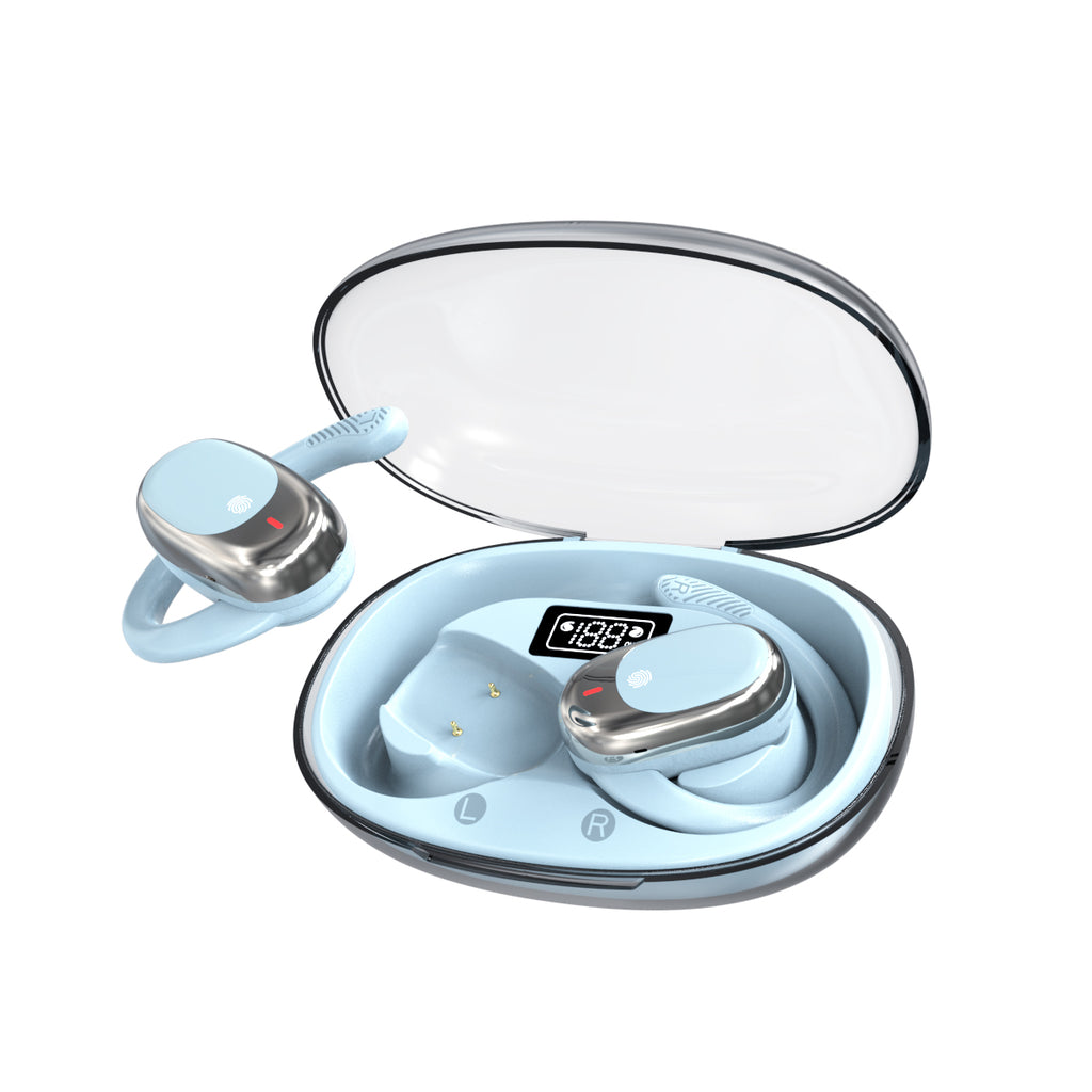 JM11 Bluetooth Headphones Sports Wireless Headphones with Comfortable Earbuds, LED Battery Indicator,