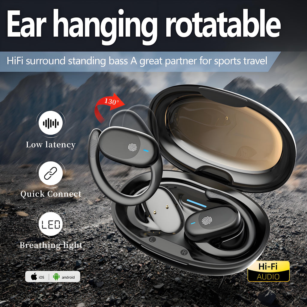 JM05 Bluetooth Headphones Real-Time Online Voice translator, Supports 114 Languages, LED Battery Indicator